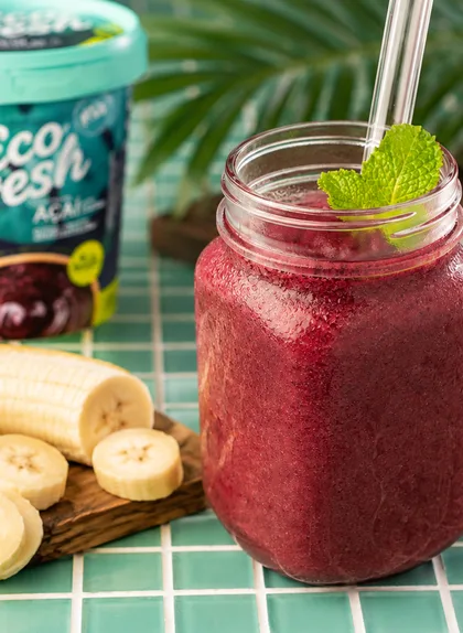 Açaí smoothie s bananom