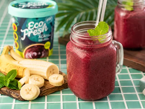 Açaí smoothie s bananom